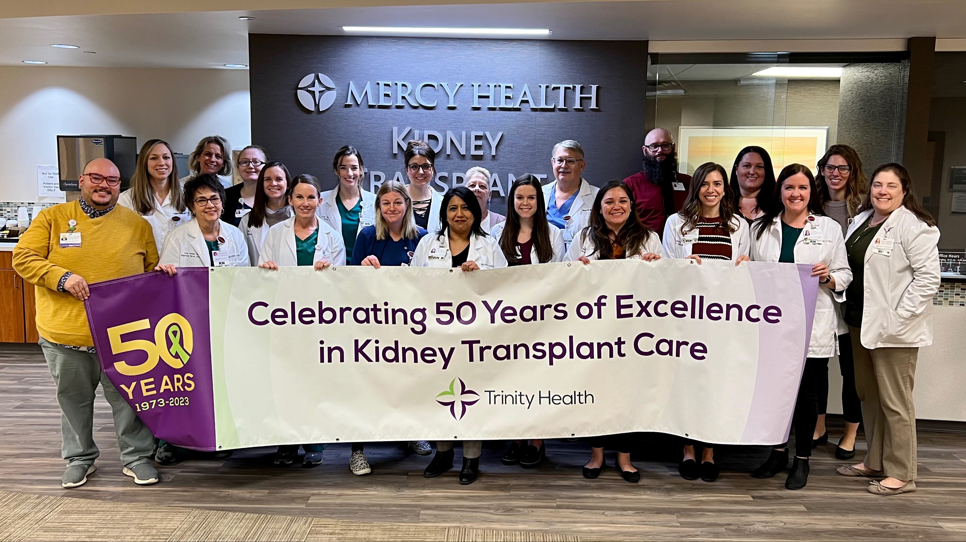 Trinity Health Kidney Transplant Center Team