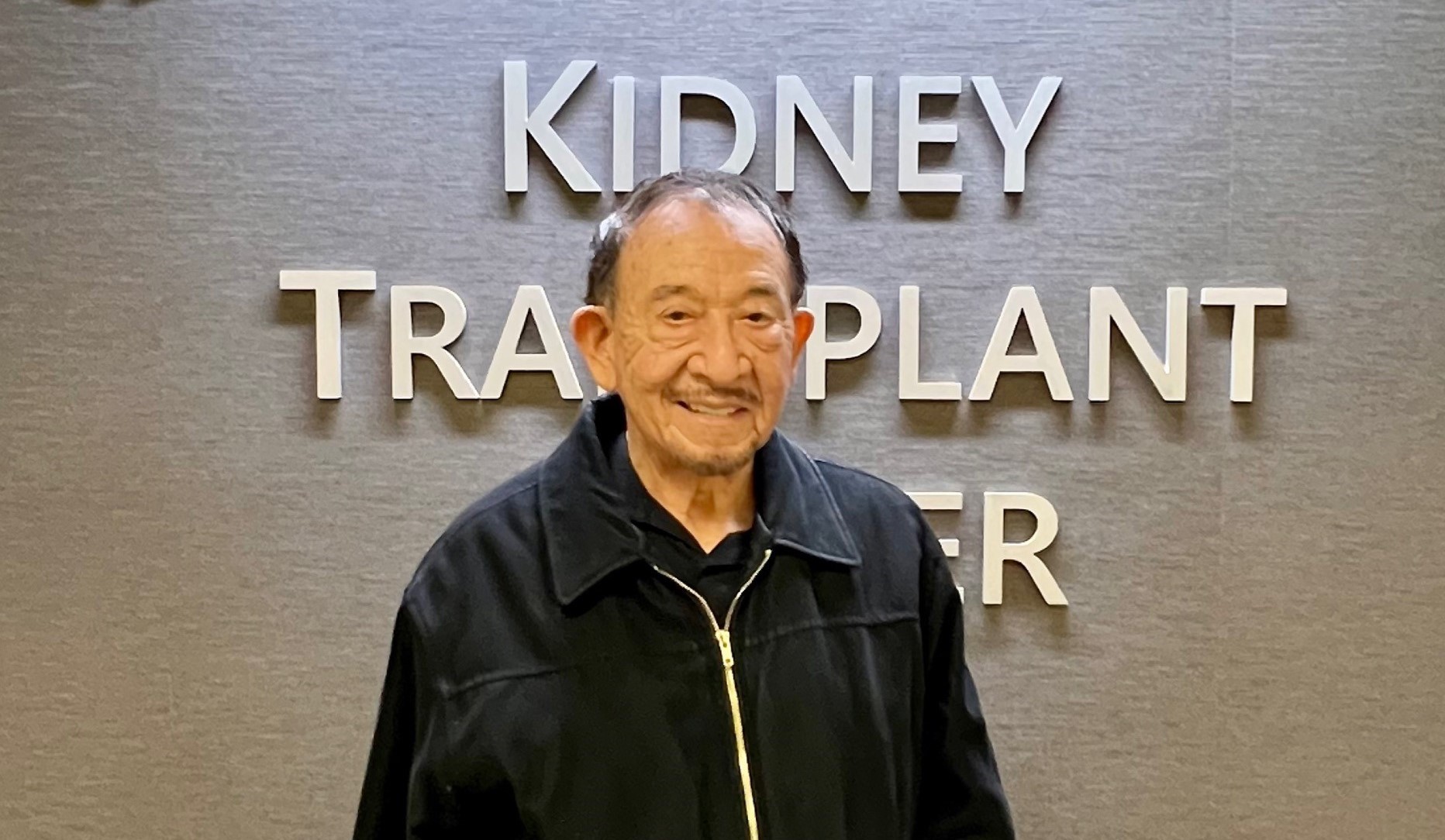 male patient who has lived with a transplanted kidney for 50 years